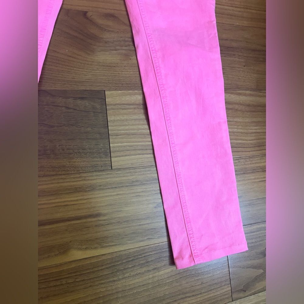 Rag & Bone neon pink jean legging size 25 - Picture 5 of 12